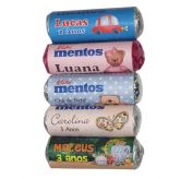 30 Rótulos Personalizados Mini Mentos