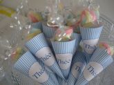 12 Cones Personalizados 15 cm + Tag Agradecimento