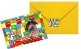 50 Convites Personalizados+50 Envelopes +50 Etiquetas