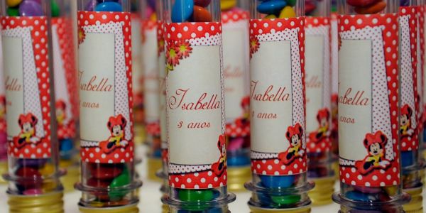 20 Rótulos Personalizados Tubete 13cm