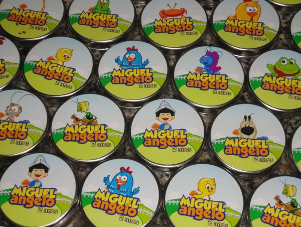 20 Rótulos Personalizados Latinha Mint 5cm